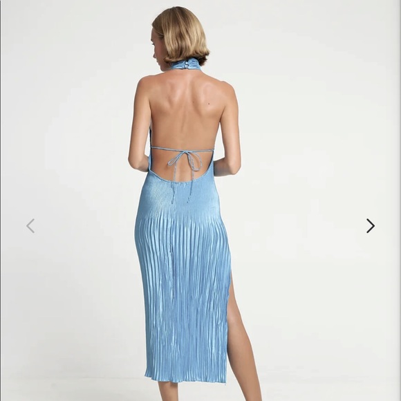 L’IDÉE SOIREE KLUM GOWN - CLOUD BLUE SIZE AUS 8/US 4 - Picture 2 of 8